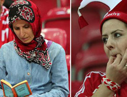 Arena'da taraftar yasin okudu