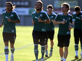 Bursaspor TS maçına hazırlanıyor