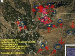 İşte uydudan saldırı anı fotoğrafı