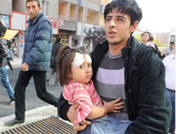 Akut deprem bölgesinde