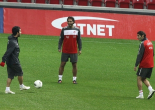 Burak ve Halil'li milliler idmanda