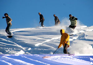 Erzurum'da kayak kazası