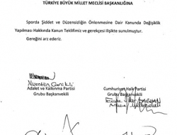 İşte o değişiklik teklifi!