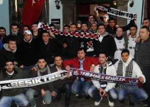 BJK taraftarından TS ziyareti!