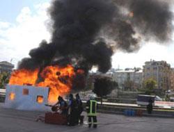 Tatbikat gerçek oldu