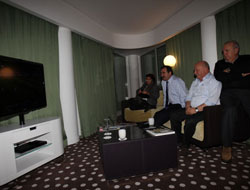 Sadri Şener maçı böyle izledi