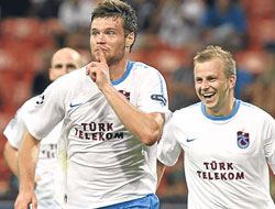Trabzonspor'da Celustka sevinci