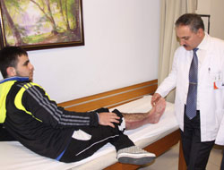 Trabzonlu genç yürümeye kavuştu