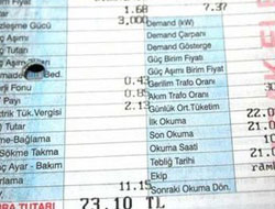 Elektrik faturalarında  düzenleme