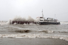 Çeşme'deki gemi tamamen battı