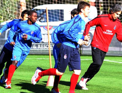 Trabzonspor'da çift idman