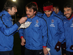 Önce kutlama sonra antrenman!