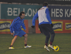 Trabzon akşam idmanını yaptı