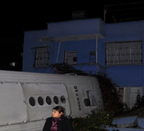 Yürekleri ağza getiren kaza!