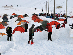 Zigana Dağında kamp