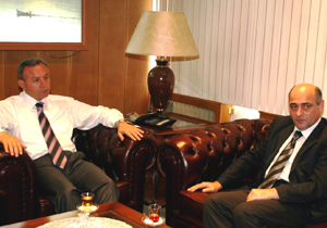 Vali Kızılcık'a veda ziyareti