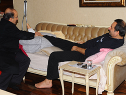 Gümrükçüoğlu Şakar'ı ziyaret etti