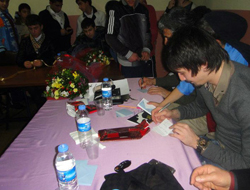 “Bordo-Mavi Kalpler” birarada