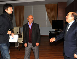 Tolga'dan Başkan'a ziyaret