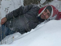 Karla gelen akılalmaz ölüm