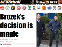 Pawel Brozek dert yandı