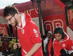 Samsunspor kafilesine tren çarptı