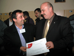 Trabzon'da babalar sertifika aldı