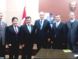 Yeni müdüre ziyaret