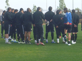 Mersin'de Trabzonspor hazırlıkları