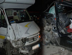 Dizi ekibi kaza yaptı: 1 ölü