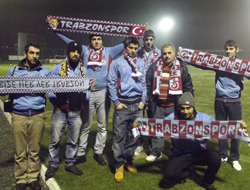 TS'li taraftarlardan Rize'ye destek