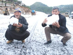 1970'den beri ilk kez kar gördüler