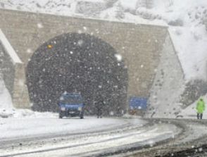 Gümüşhane'de Kar Yağışı Etkili