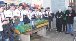 Gazeteci Yüksel'e son görev