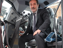 Başkan'ın grayder mutluluğu