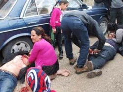 Cipten inip 2 kişiyi öldürdü