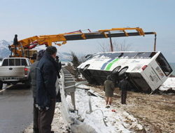Giresun'da kaza 40 yaralı