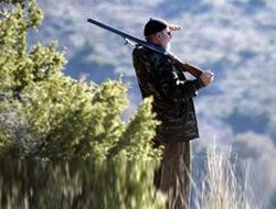 Ava giderken avlandı!