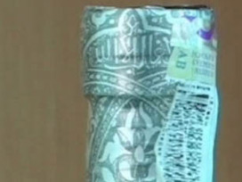 Votka şişesine 'Allah' yazdılar