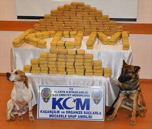 72 kilo eroin ele geçirildi!