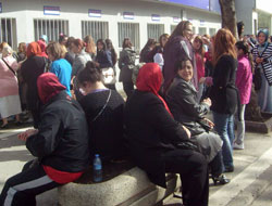 Bayanlardan maça ilgi büyük!