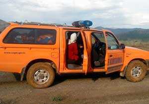 Barajda mahsur kalanlar kurtarıldı