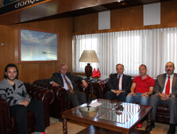 Vali Kızılcık TS'lileri kabul etti