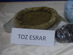 Gümüşhane'de esrar operasyonu