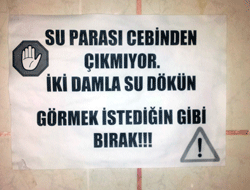 Gümüşhane'de tuvaletçi kızgın