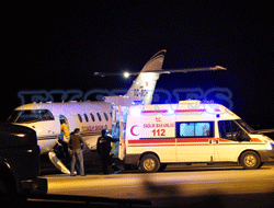 Minik Beyda,ambulans uçakla gitti