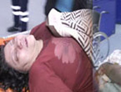 İçki masasında oğlunu kesti