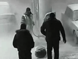 Benzin pompası alev aldı