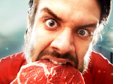 "Et yemeyen erkek değildir"