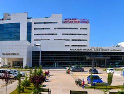 Akçaabat hastanesi çalışıyor